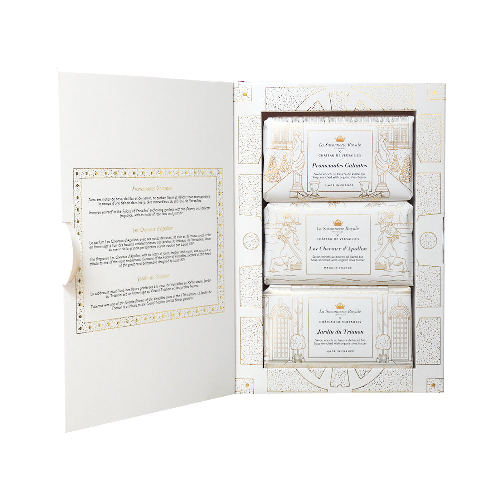 3 SOAPS GIFT SET CHATEAU DE VERSAILLES COLLECTION