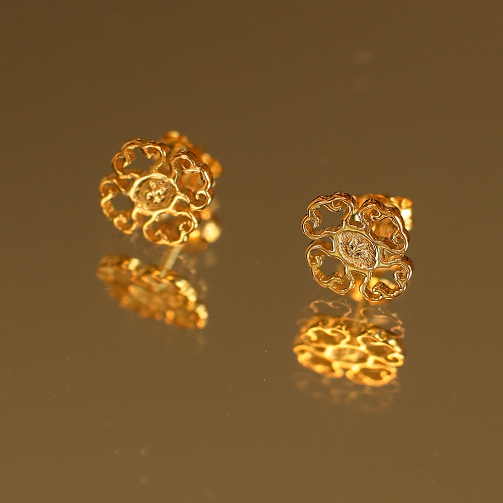 Earrings N°2 Gold-plated