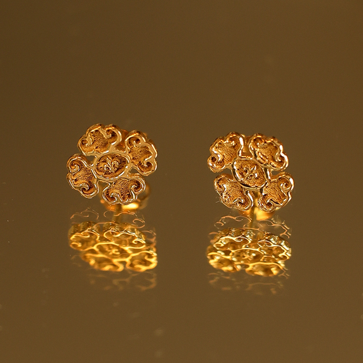 Earrings N°1 Gold-plated