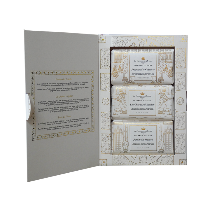 COFFRET 3 SAVONS COLLECTION CHATEAU DE VERSAILLES